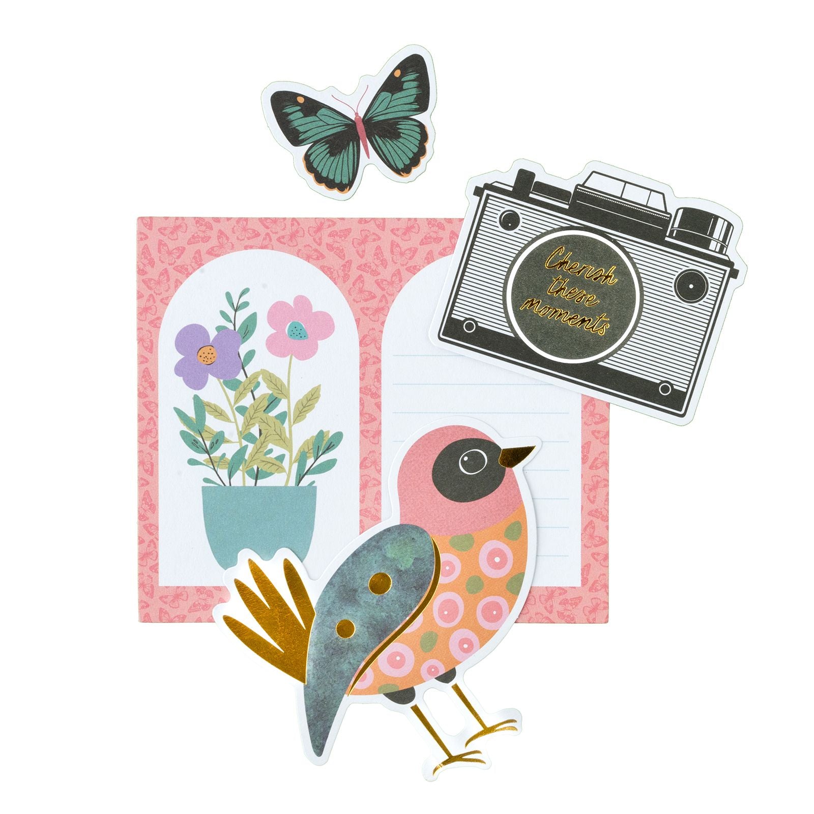 April & Ivy Ephemera Icons  / Recortes Decorativos Hiedra de Abril