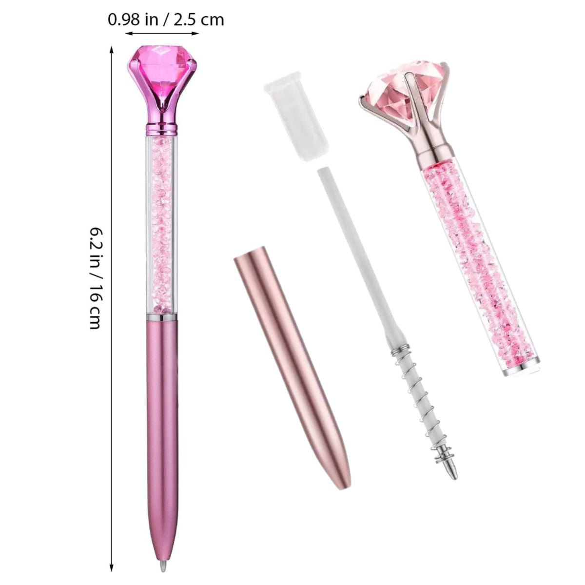 Set de 4 Plumas con Gema Caligrafía plumas Hobbees