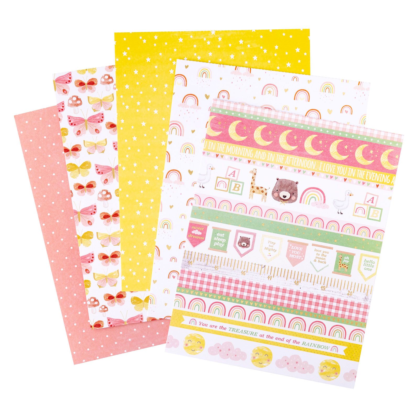 Hello Little Girl Paper Pad 6" / Block Papel Hola Pequeña