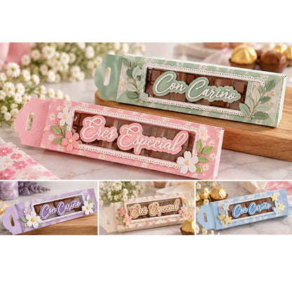 Suaje de Cajitas para Chocolate Dados de Corte / Suajes / Troqueles Hobbees