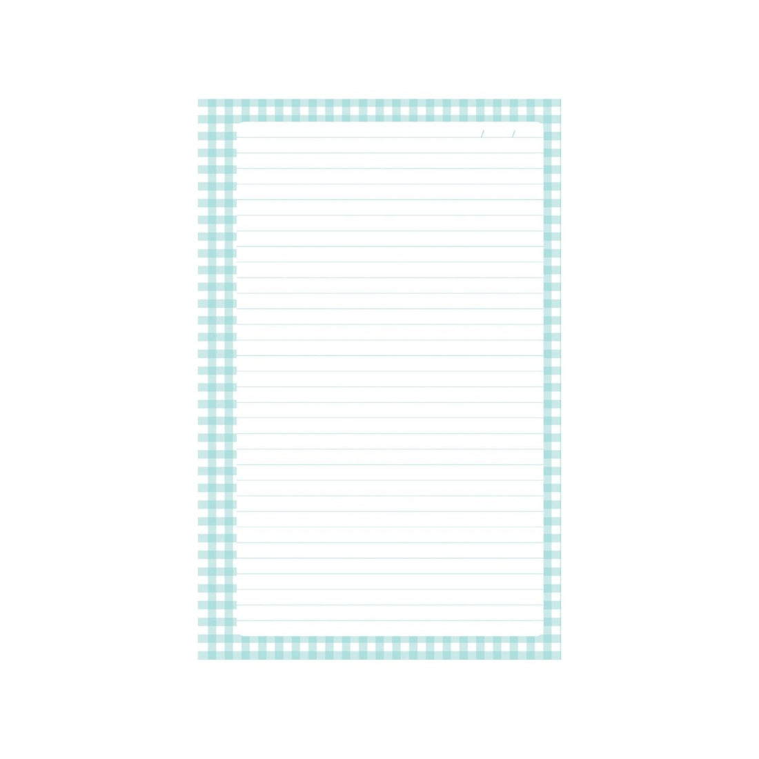 100 Hojas Interiores 1/4 Carta Cuadros Aqua Encuadernacion Crazy Crafts