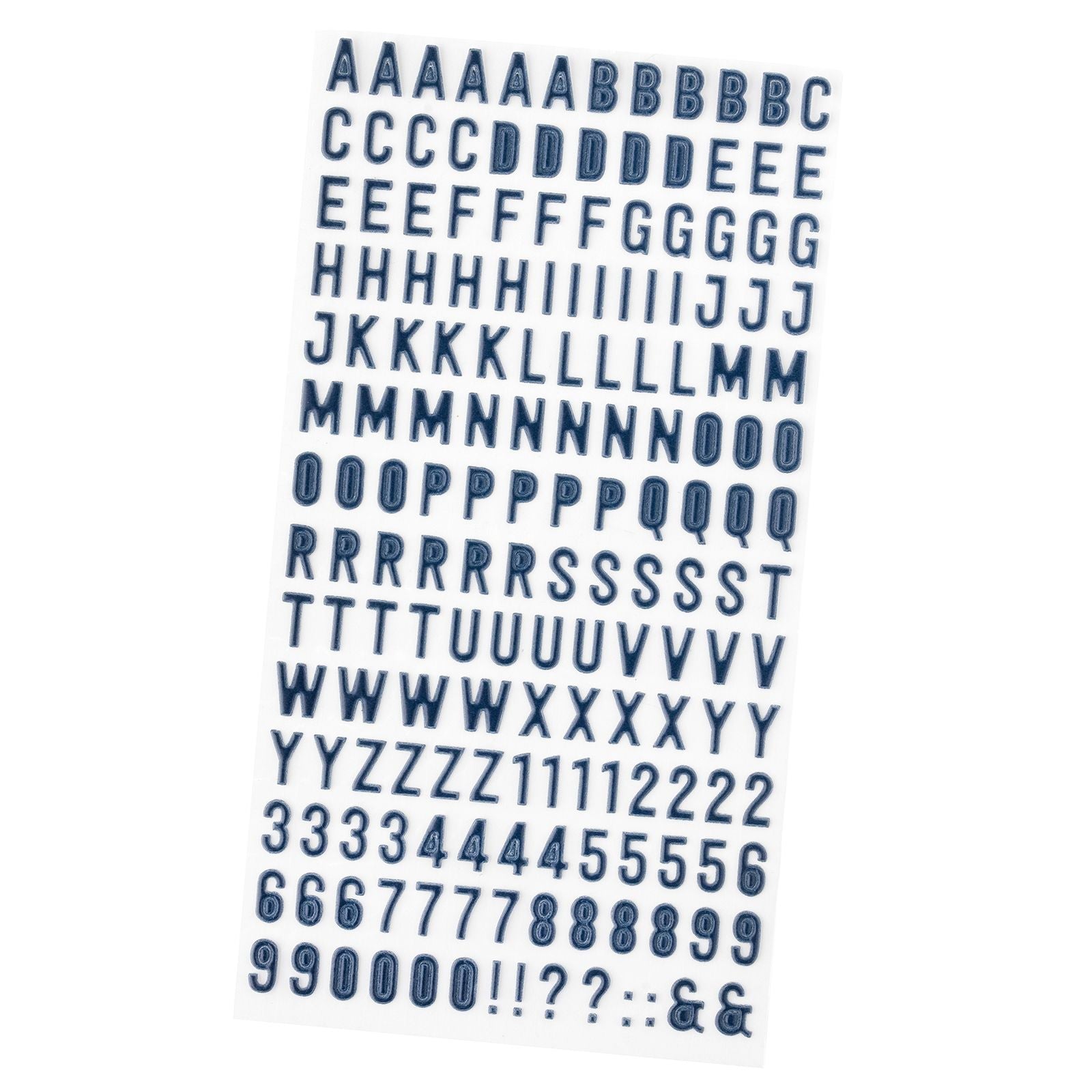 Joyful Notes Alphabet Mini Thickers Stickers / Estampas de Alfabeto Mini