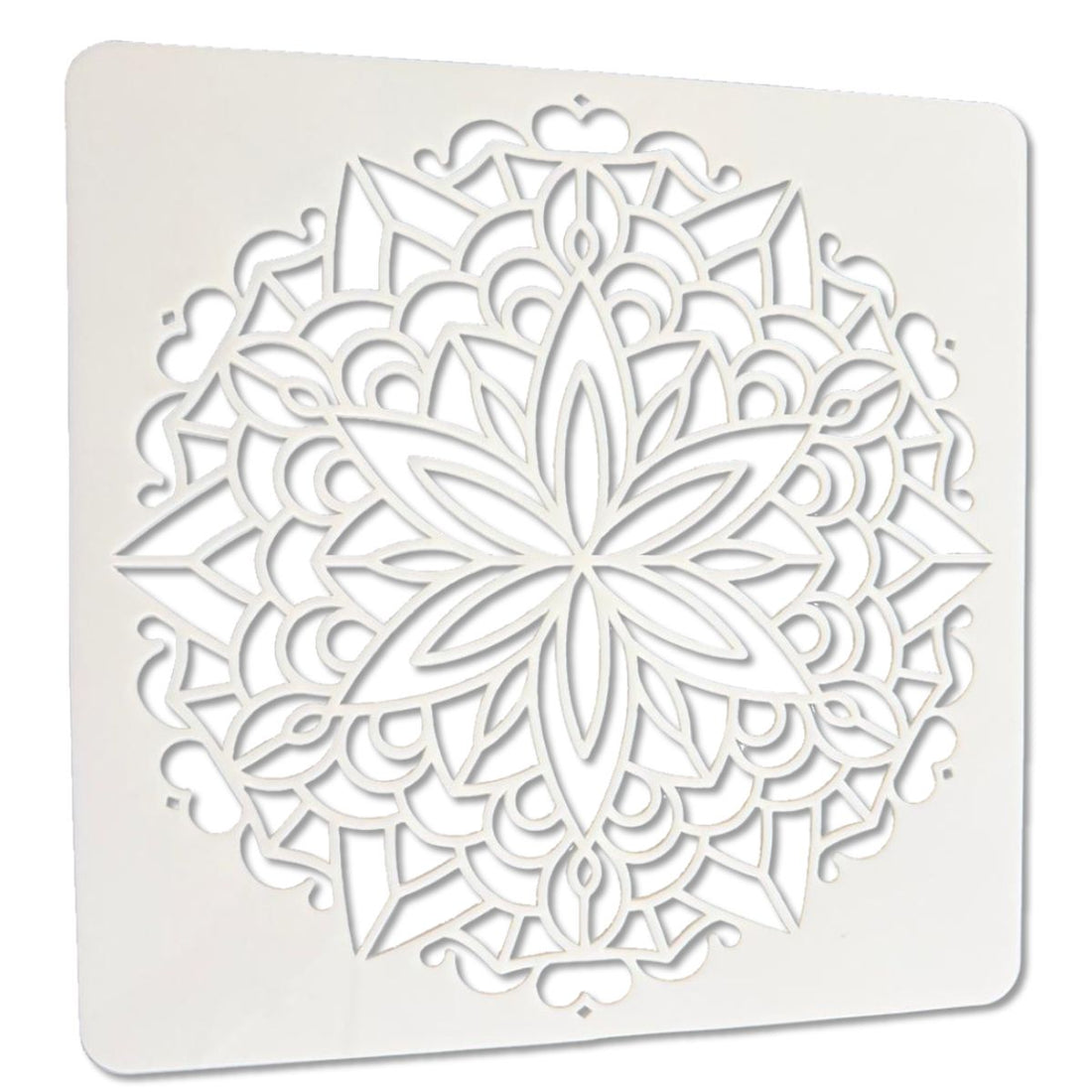 Plantilla Esténcil Mandala Estrella Floral 12&quot; Esténciles / Plantillas Hobbees