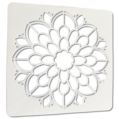 Plantilla Esténcil Mandala Flor de Loto 12&quot; Esténciles / Plantillas Hobbees
