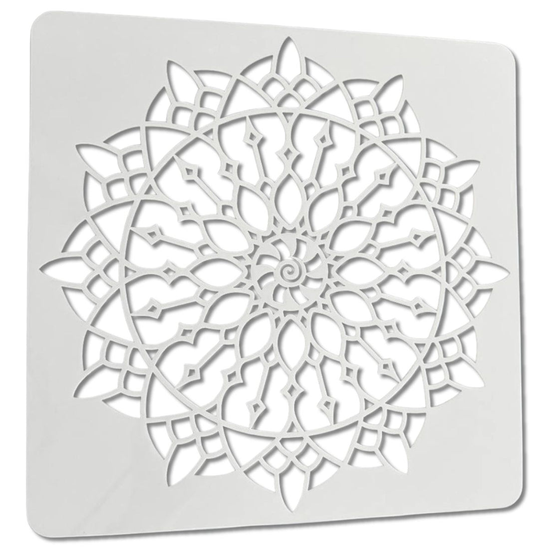 Plantilla Esténcil Mandala Espiral 12&quot; Esténciles / Plantillas Hobbees