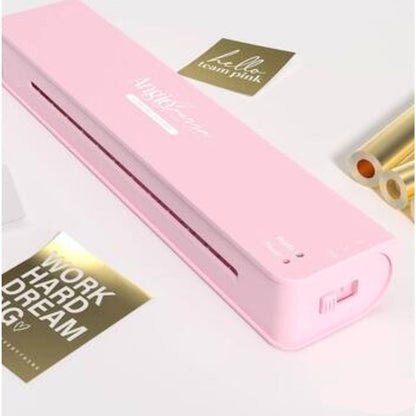 Laminadora para Foil Team Pink Color Baby Pink Máquinas Angie Guerra