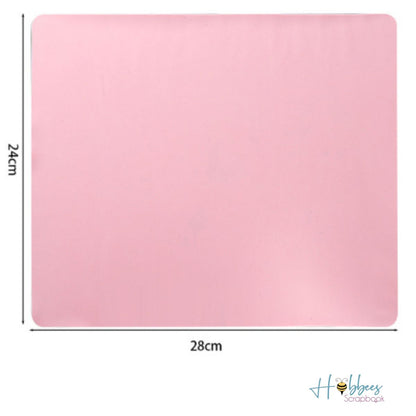Tapete Protector de Silicon Antiadherente Rosa Herramientas Hobbees