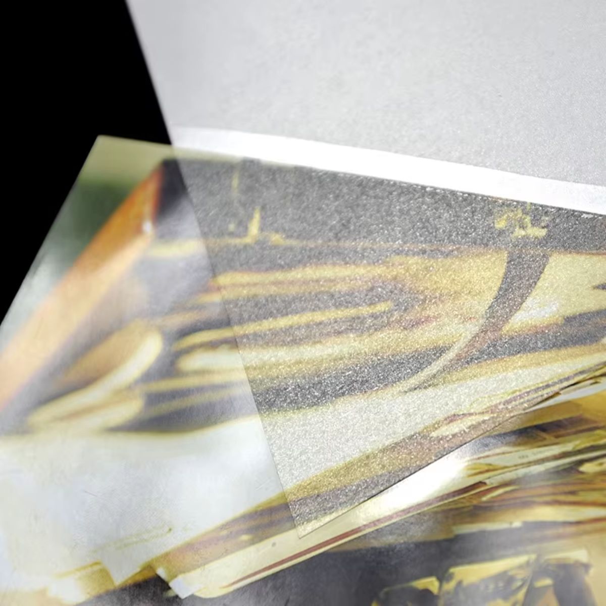 5 Hojas de Laminado en Frío Glitter Escarchado Acetato y Especializados Hobbees