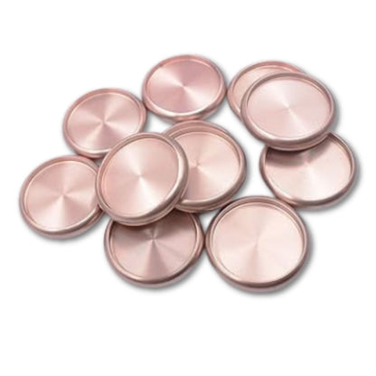 Journelle Discos para Encuadernación Metálicos Rose Gold Discos para Planners Angie Guerra &amp; Hobbees