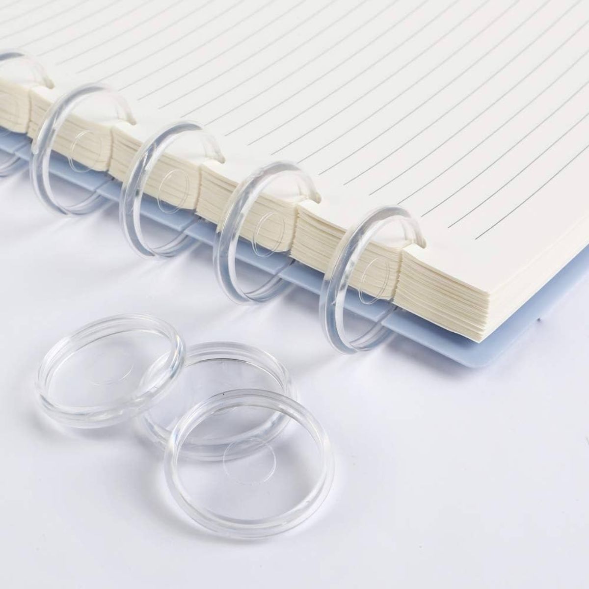 Journelle Discos para Encuadernación Transparentes Discos para Planners Angie Guerra &amp; Hobbees