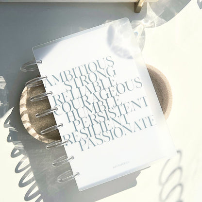 Journelle Discos para Encuadernación Transparentes Discos para Planners Angie Guerra &amp; Hobbees