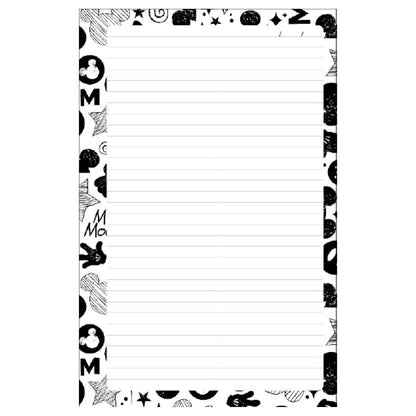 100 Hojas Interiores Media Carta Mickey Mouse Encuadernacion Crazy Crafts