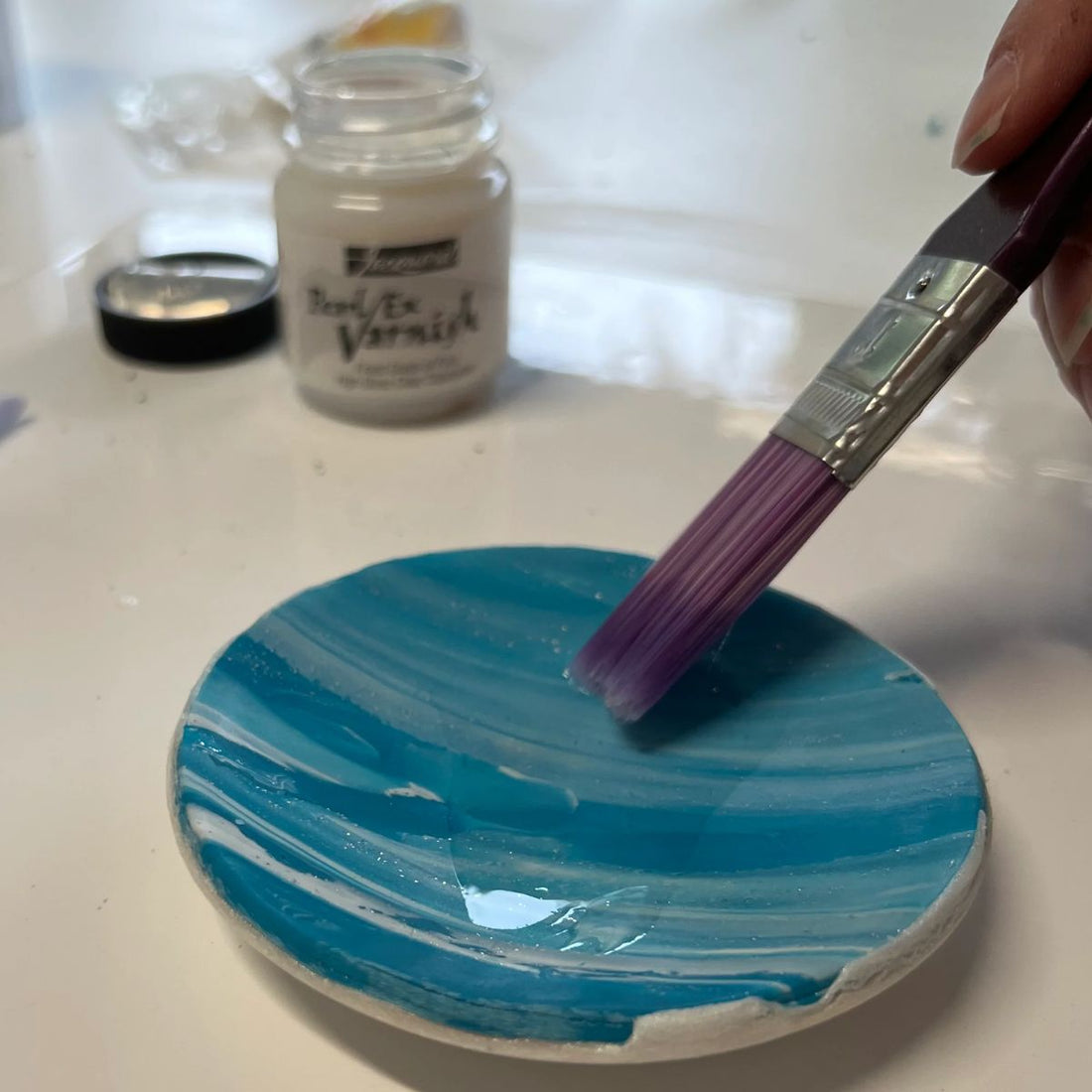 Pearl Ex Varnish / Barníz Copolimérico Alto Brillo Medios Mixtos y Pastas Texturizadoras Jacquard