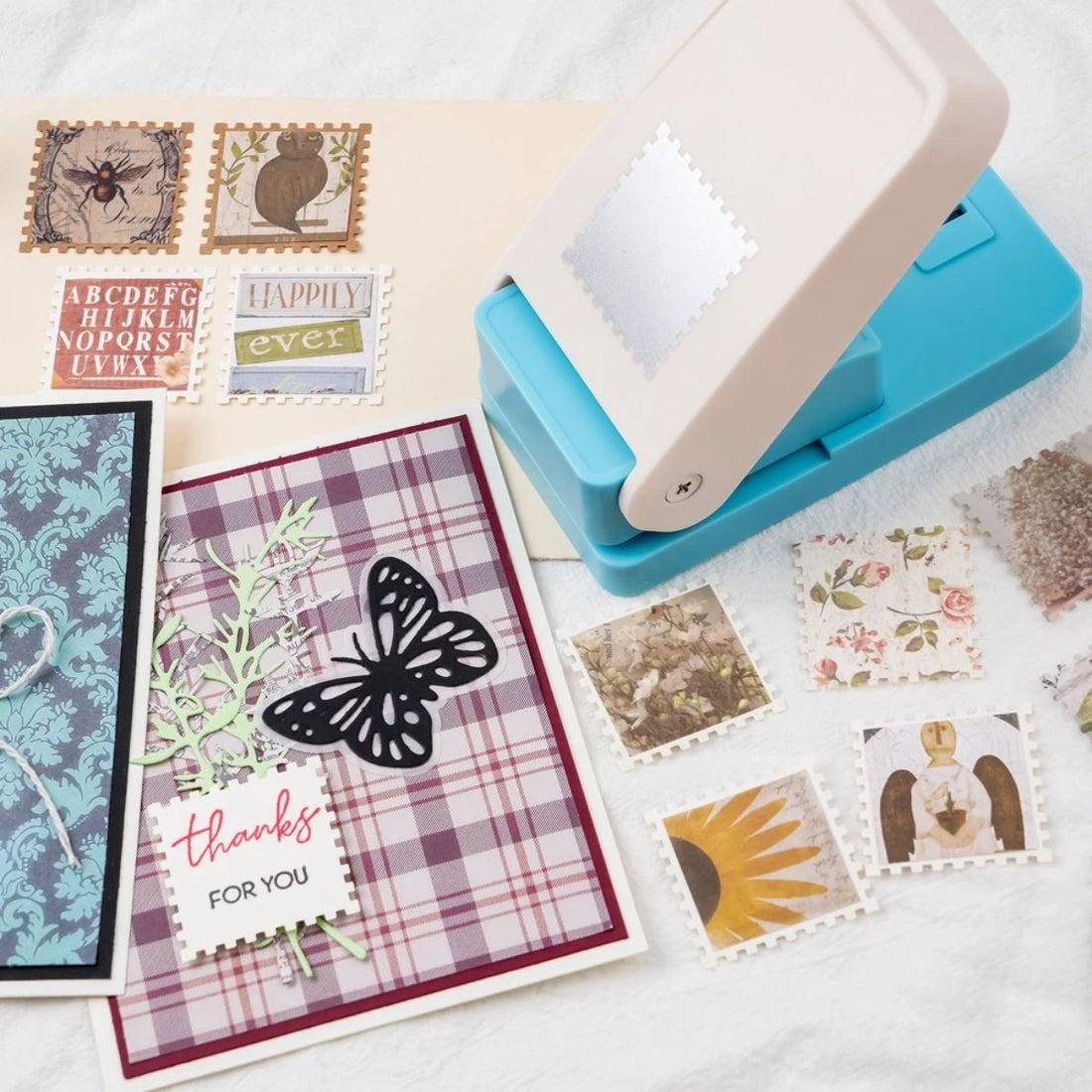 Perforadora Tipo Sello o Timbre Postal Perforadoras Hobbees