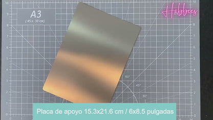 Placa de refuerzo para Troquel &quot;Shim&quot; Accesorios para Troqueladoras Hobbees