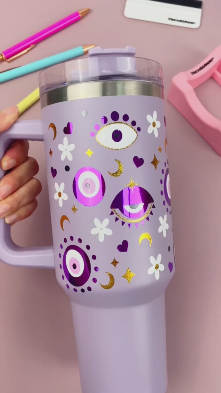 BF Mirror Chrome Purple Pink Vinyl / Vinil Espejo Sin Burbujas Morado Y Rosa Viniles Teckwrap