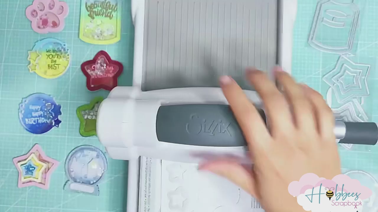 Suaje de Estrellas con Puntadas para Shaker Dados de Corte / Suajes / Troqueles Hobbees