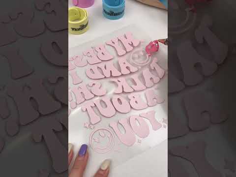 Coral Pink Puff Heat Transfer Vinyl / Vinil Termoadhesivo 3D Rosa Coral Viniles Teckwrap