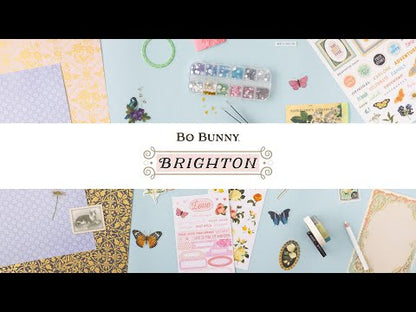 Brighton Paper Pad 12" / Block de Papel Doble Cara Decorativo Descontinuado BoBunny