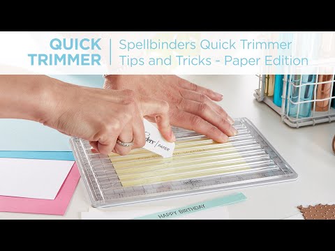 Quick Trimmer / Cortadora de Papel Cortadoras / Guillotinas Spellbinders