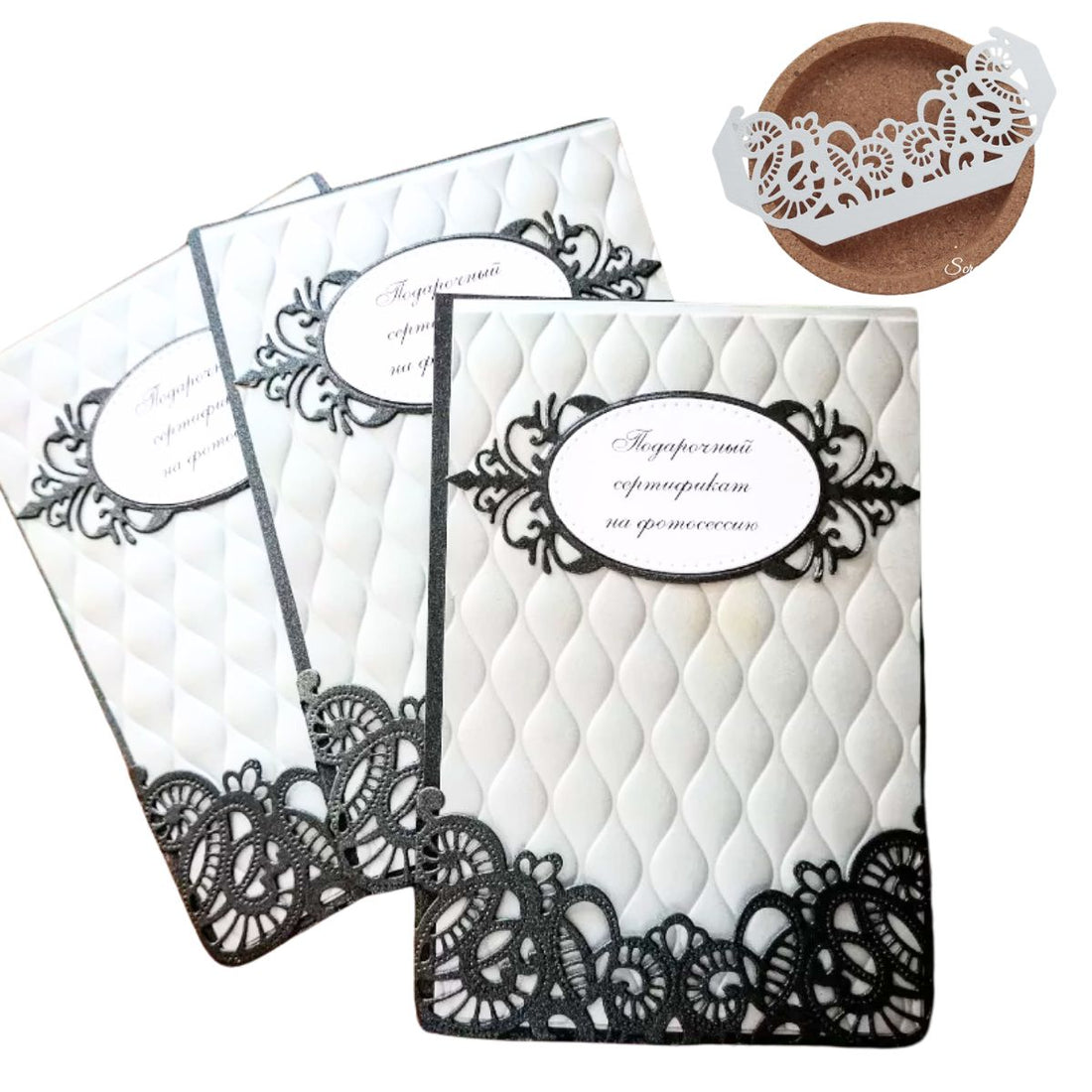 Suaje o Troquel Borde Encaje Elegante Dados de Corte / Suajes / Troqueles Hobbees