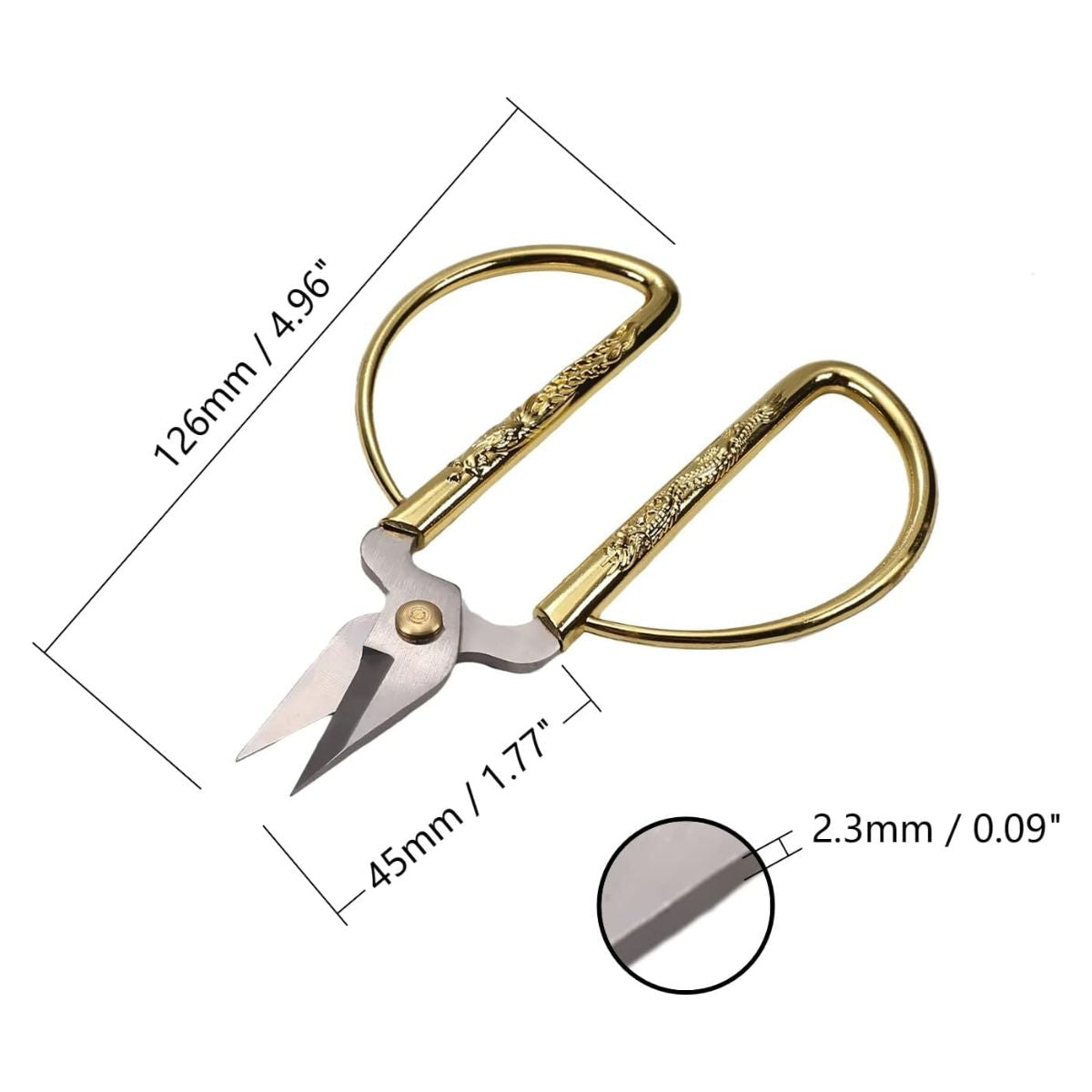 Tijeras Imperiales de Precisión Doradas Tijeras / Cutters Hobbees