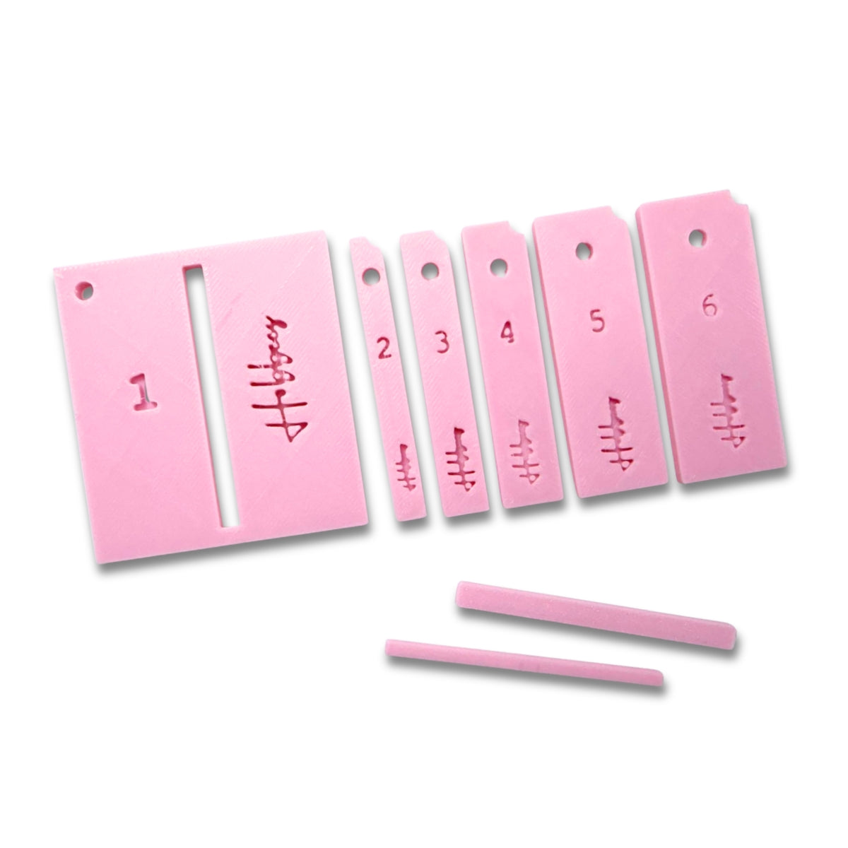 Sistema de Topes de Alineación para Cinch Color Rosa