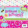 Blossoms &amp; Butterflies Stack 12 x 12 / Block Papel Flores y Mariposas