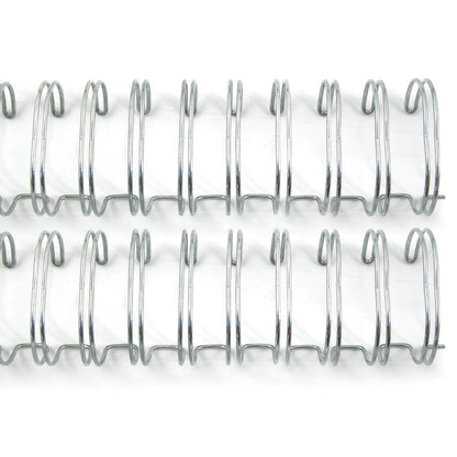 Cinch Bind Silver Wire 2.5 Cm / Arillos Metálicos para Engargolar Plateados 1" - 2.54cm Arillos para Engargolar We R Memory Keepers