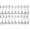 Cinch Bind Silver Wire 2.5 Cm / Arillos Metálicos para Engargolar Plateados 1&quot; - 2.54cm