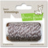 Lawn Trimmings Twine Cord Hot Cocoa / Cordel Café con Blanco Descontinuado Lawn Fawn