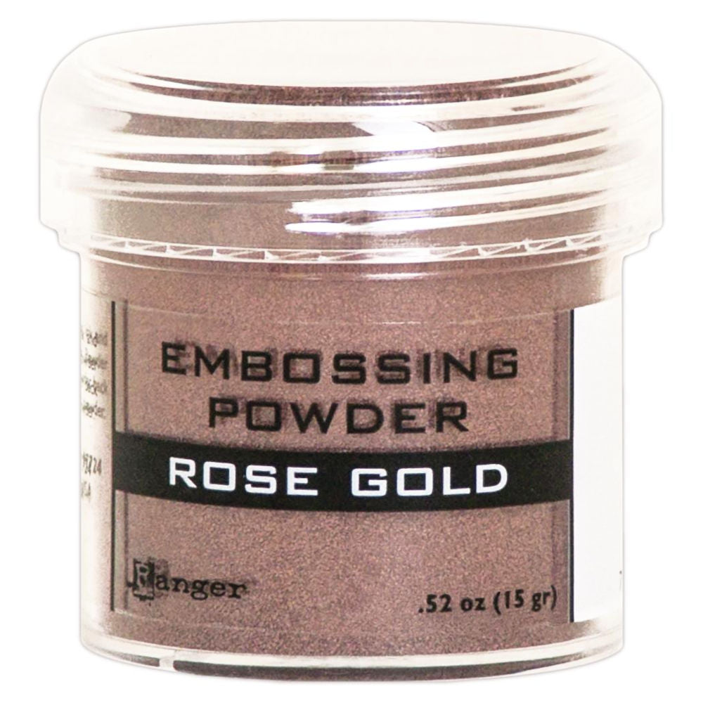 Rose Gold Metallic Embossing Powder / Polvos de Realce Oro Rosa