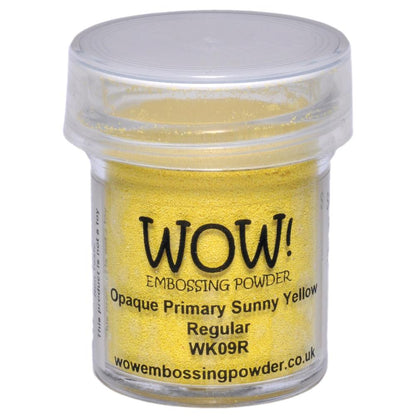 Sunny Yellow Embossing Powder / Polvo de Embossing Amarillo Brillante Descontinuado Wow!