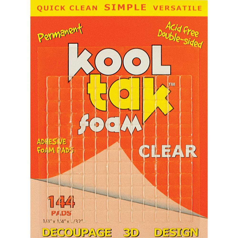 Kool Tak Clear Foam / Cuadritos Adhesivos Transparentes en 3D