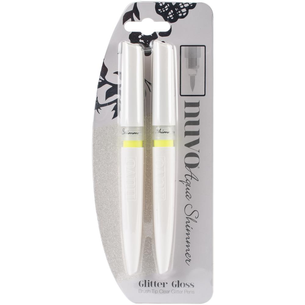 Aqua Shimmer Glitter Gloss Pens / Plumas para dar Brillo