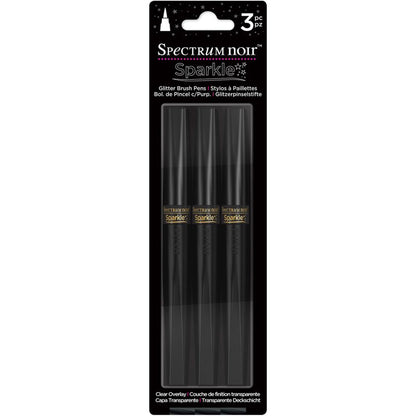 Spectrum Noir Sparkle Crystal Clear Set / Set de 3 Marcadores Brillitos Cristal Transparente Descontinuado Crafter&