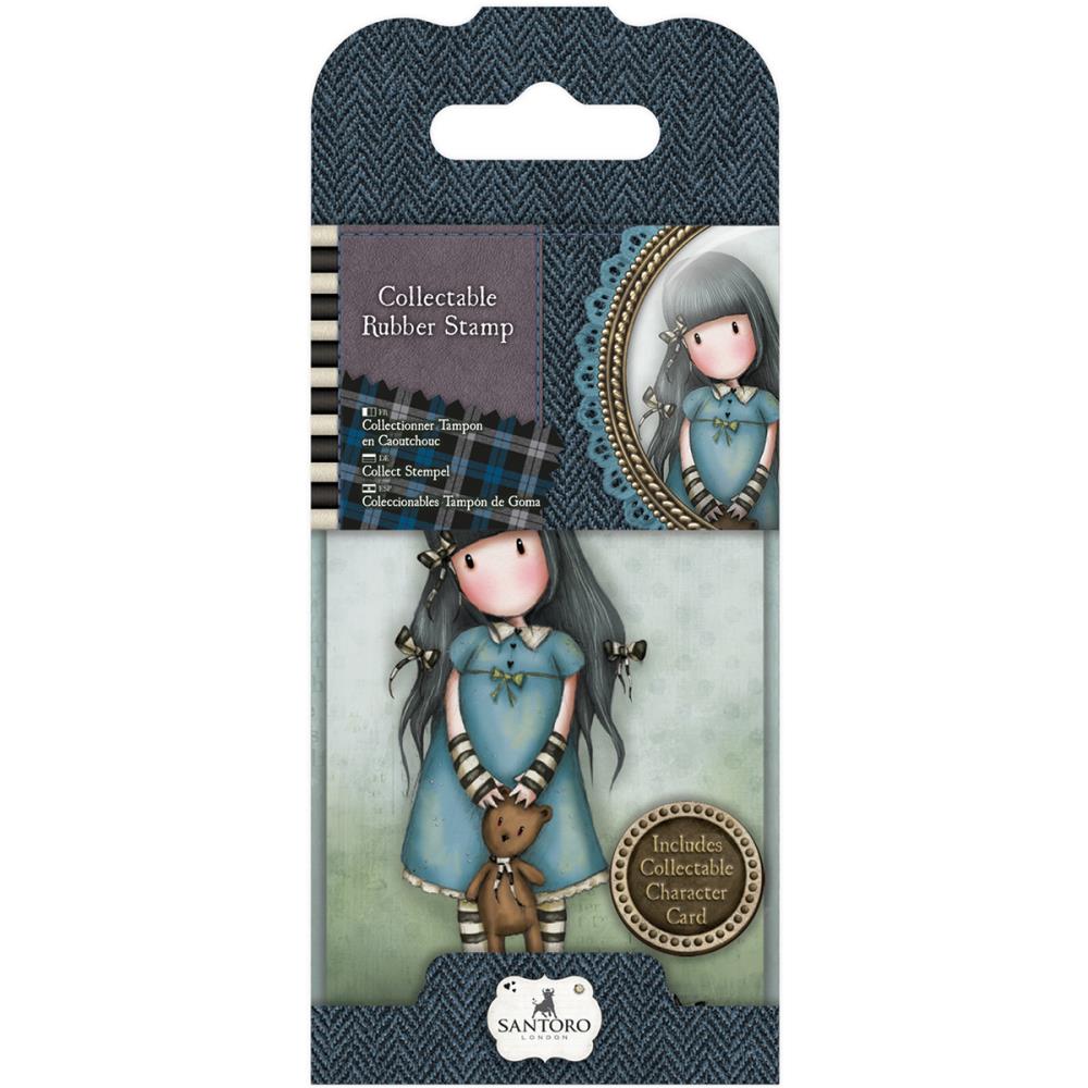 Gorjuss Rubber Stamp 4 Forget Me Not / Gorjuss Sello Cling No me Olvides Descontinuado Santoro