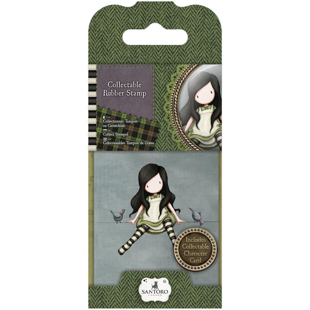 Gorjuss Rubber Stamp 12 On Top Of The World / Gorjuss Sello Cling Cima del Mundo Descontinuado Santoro