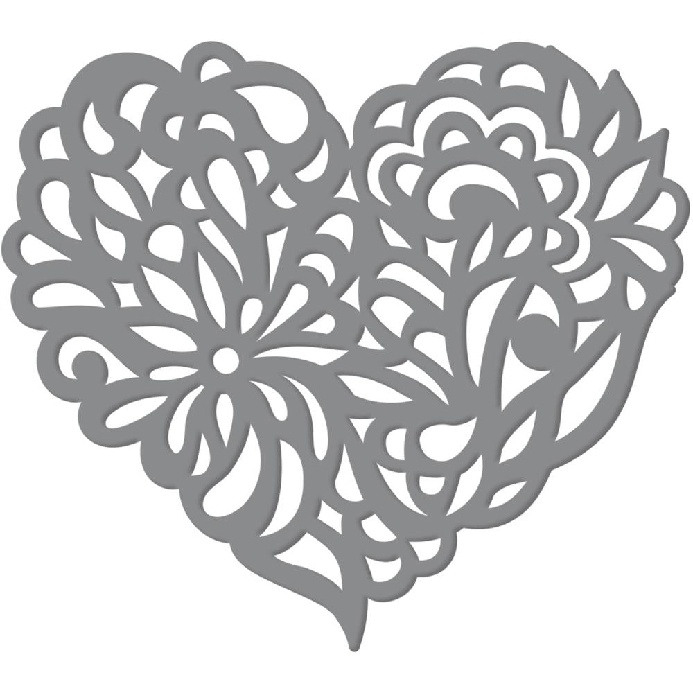 Magnolia Heart Die / Suaje de Corazón Caladito Dados de Corte / Suajes / Troqueles Ultimate Crafts