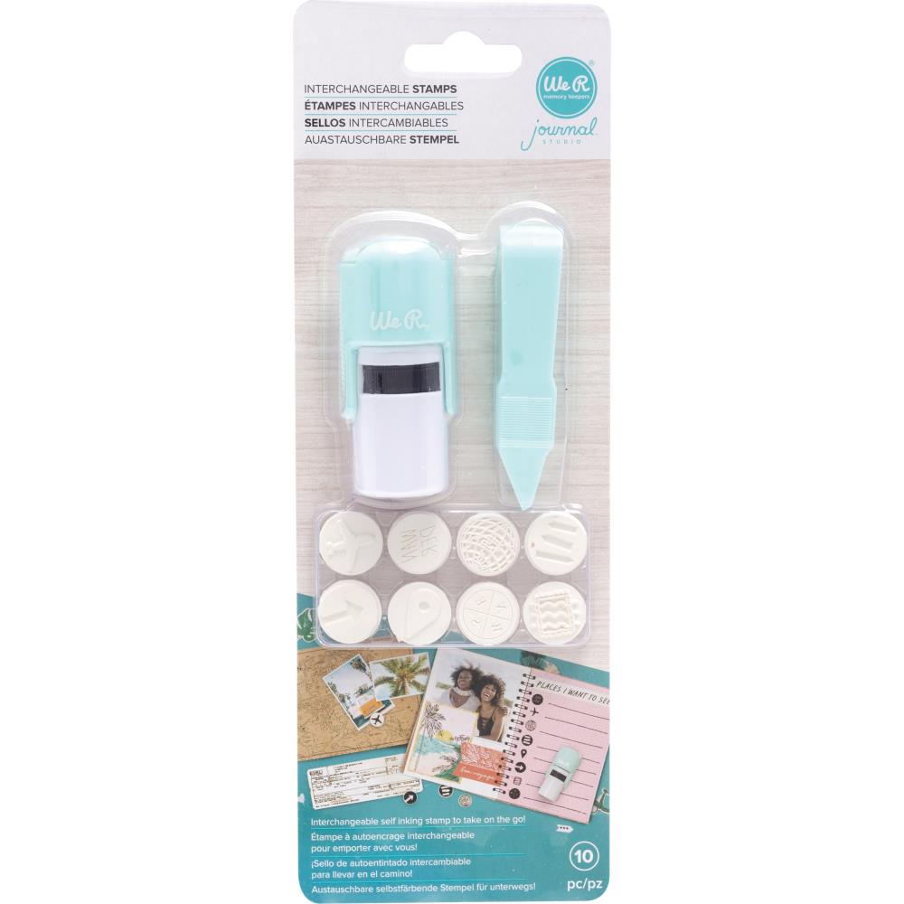 Journal Studio Interchangeable Stamp / Kit de Sellos para Planificador Descontinuado We R Memory Keepers