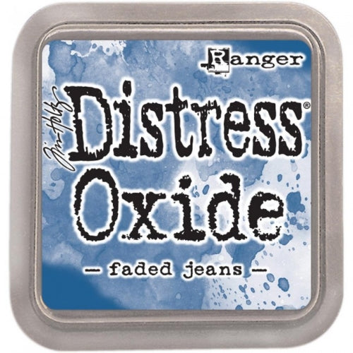 Tim Holtz Distress Oxide Faded Jeans / Cojin de Tinta Efecto Oxidado Azul Mezclilla