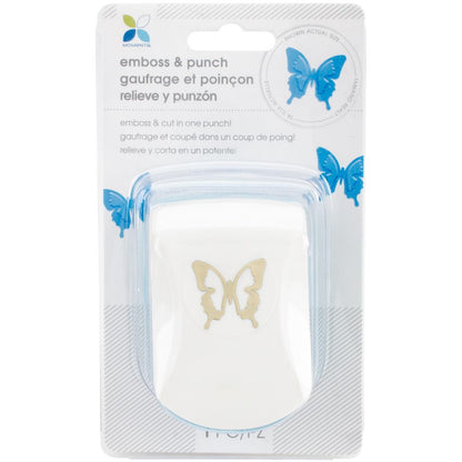 Butterfly Emboss Punch / Perforadora de Mariposa Realzada Descontinuado Momenta