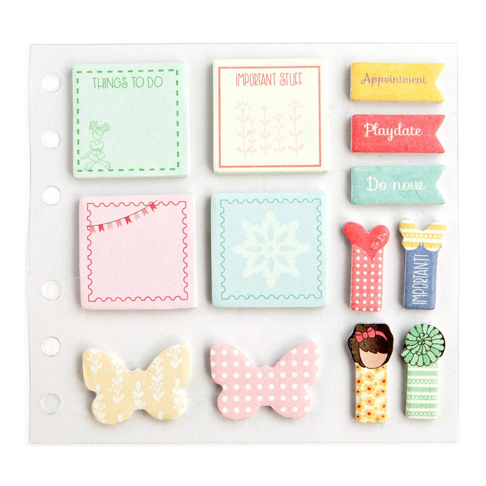 Julie Nutting Planner Sticky Notes / Block de Notas de Figuritas Descontinuado Darice