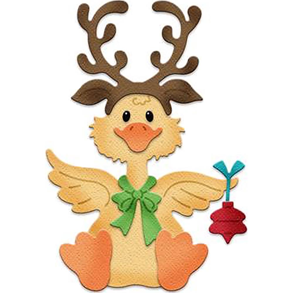 Reindeer Duck Die /  Suaje de Patito Disfrazado de Reno