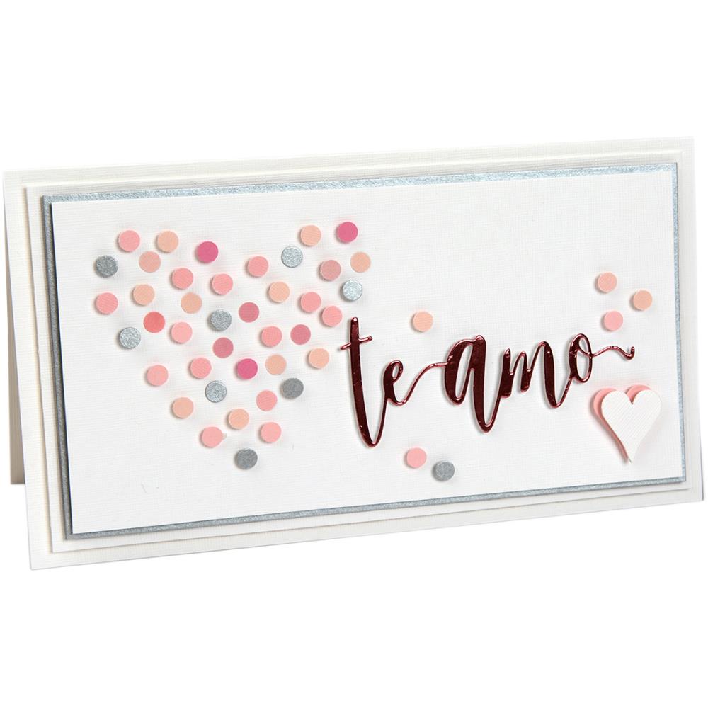 Thinlits Die Te Amo (I Love You) Die / Suaje Te Amo Descontinuado Sizzix