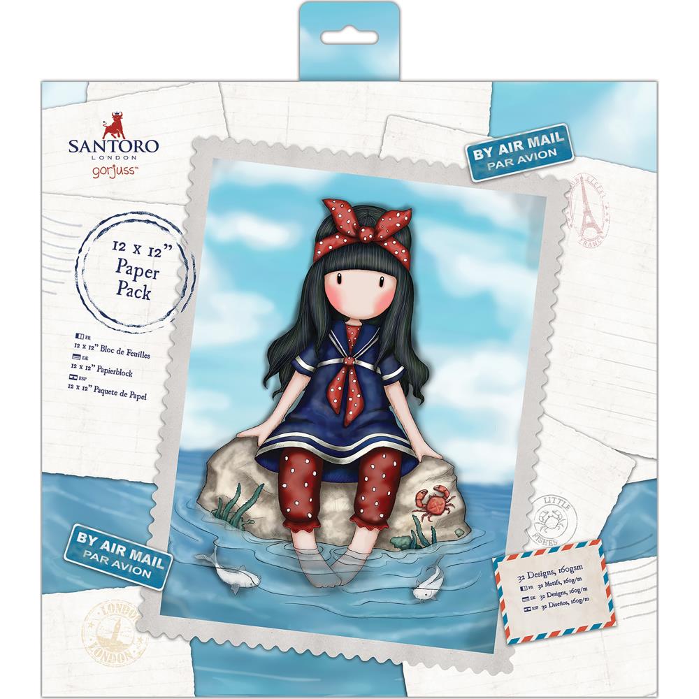 Gorjuss Paper Pad / Block de Papel Gorjuss Postal Descontinuado Docrafts