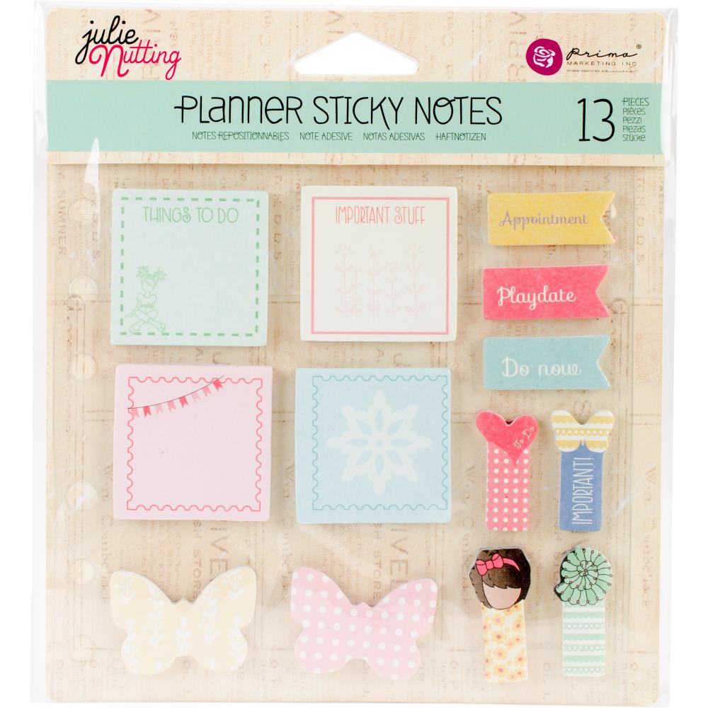 Julie Nutting Planner Sticky Notes / Block de Notas de Figuritas Descontinuado Darice