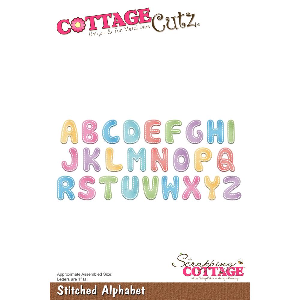 Stitched Alphabet Die / Suaje de Abecedario