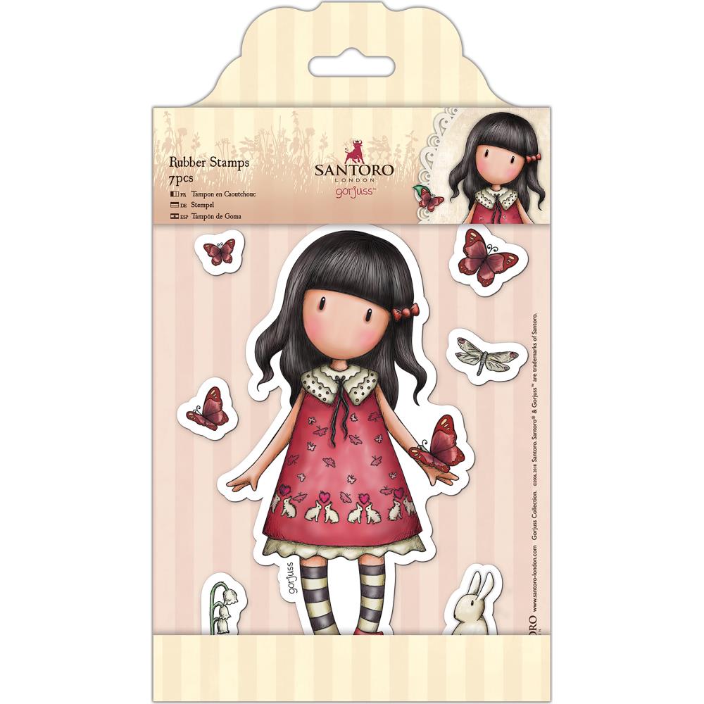 Gorjuss Cling Stamps Time To Fly / Gorjuss Sellos Tiempo de Volar Descontinuado Santoro