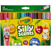Silly Scents Wedge Tip Washable Markers / 12 Marcadores Lavables Perfumados